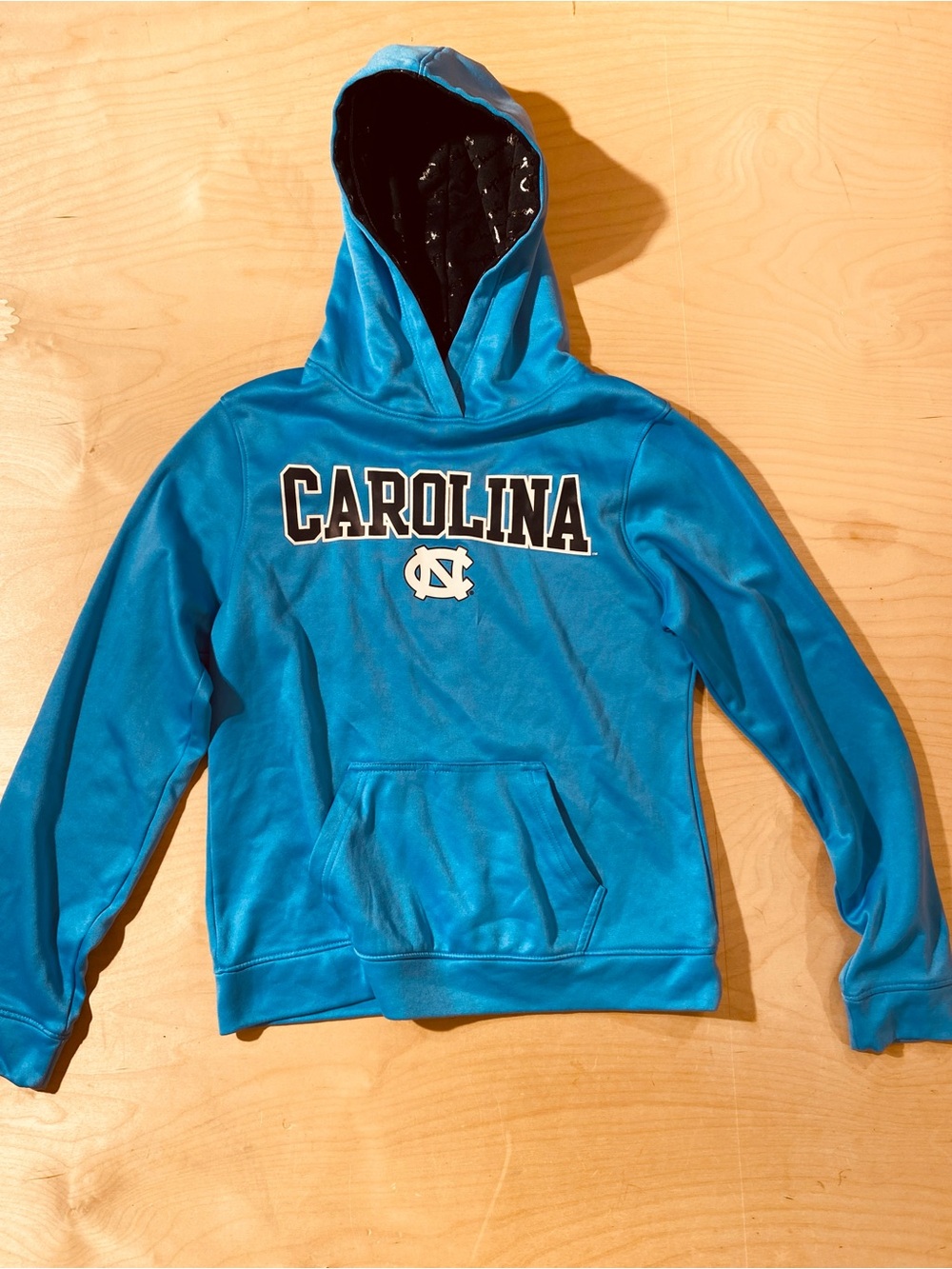 Champion Carolina Hooded Pullover Hoodie - Light Blue Small (SZ)